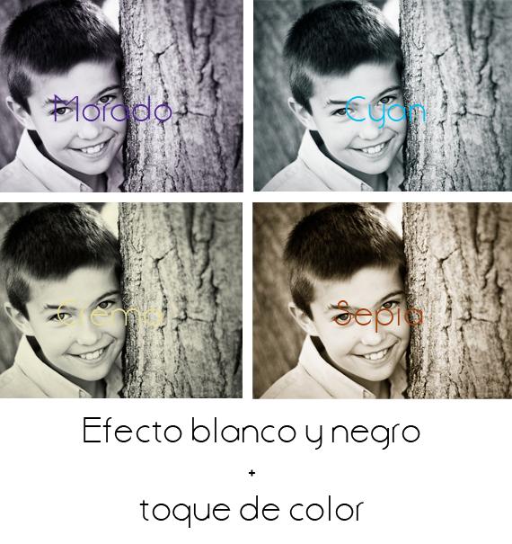 Magia a un par de clicks: blanco y negro + toque de color. Parte II