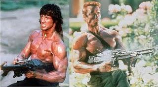 Héroes de acción de los 80: Schwarzenegger y Stallone