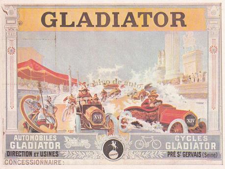 Gladiator, una marca francesa de autos, motos y bicicletas Gladiator, una marca francesa de autos, motos y bicicletas