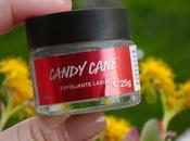 Exfoliante Candy Cane Lush: antes después labios