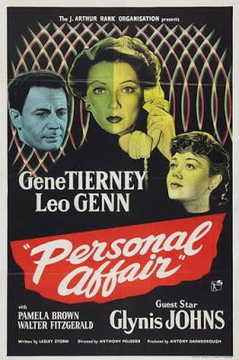 PERSONAL AFFAIR (ESCÁNDALO EN RUDFORD) (Gran Bretaña, 1953) Intriga, Drama