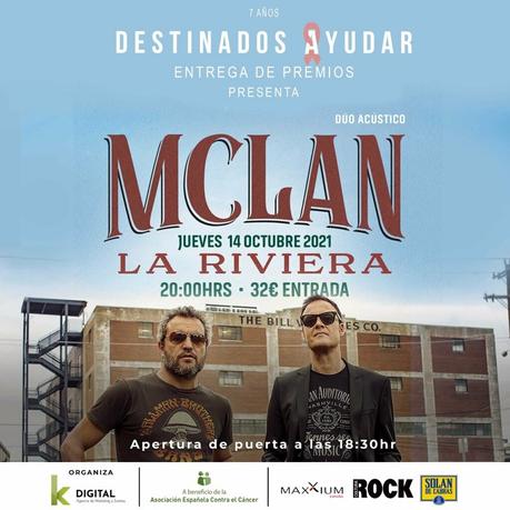 Concierto benéfico de M Clan contra el cáncer en Madrid