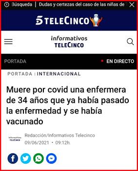 Más víctimas de las vacunas mortales