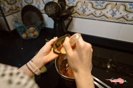 Mousse de chocolate y aguacate