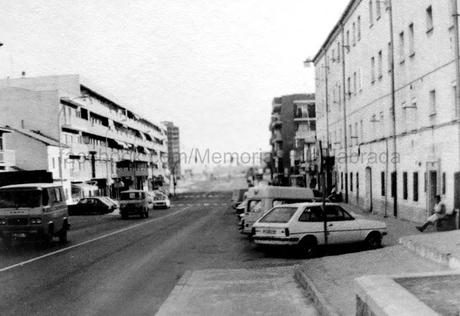 La calle de Leganés a inicios de los 80 La calle de Leganés a inicios de los 80