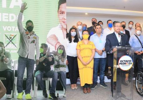 Octavio Pedroza reconoce el triunfo de Ricardo Gallardo