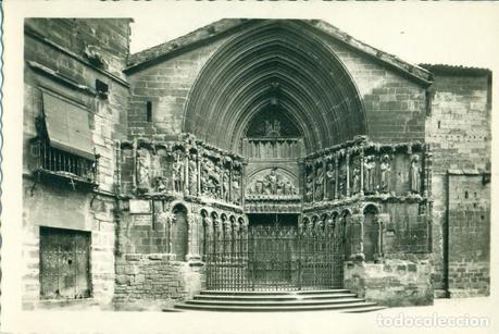 De Logroño a Burgos por el Camino de Santiago logroño. portada iglesia san bartolomé. circula - Comprar Postales ...