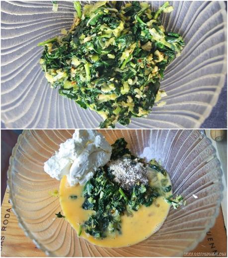 Hojaldre de espinacas y puerros express Hojaldre de espinacas y puerros express