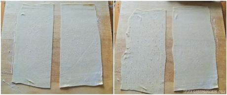 Hojaldre de espinacas y puerros express Hojaldre de espinacas y puerros express