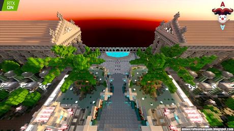 RTX: Lobby principal del servidor oficial de Auronplay en Minecraft.