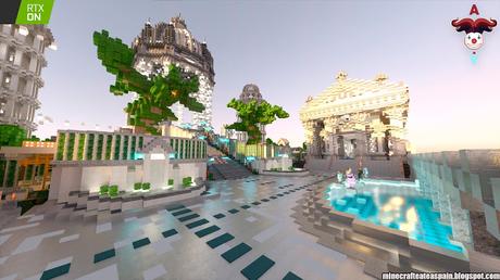 RTX: Lobby principal del servidor oficial de Auronplay en Minecraft.