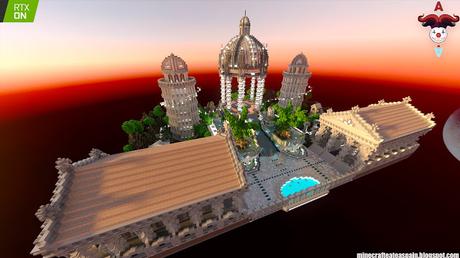 RTX: Lobby principal del servidor oficial de Auronplay en Minecraft.