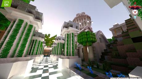 RTX: Lobby principal del servidor oficial de Auronplay en Minecraft.