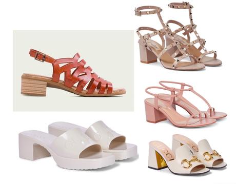 Calzado de verano, los zapatos que son tendencia zapatos de tacon ancho