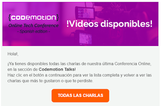 Codemotion pone disponibles las charlas de sus Conferencia Tecnológicas en línea