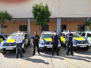 RECEPCIONADOS TRES NUEVOS VEHÍCULOS PATRULLEROS PARA LA FLOTA DE POLICÍA LOCAL