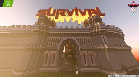 RTX: Lobby Survival del servidor oficial de Auronplay en Minecraft.