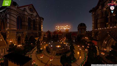 RTX: Lobby Survival del servidor oficial de Auronplay en Minecraft.