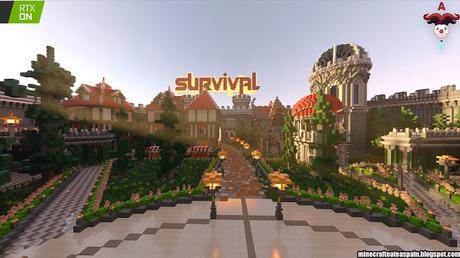 RTX: Lobby Survival del servidor oficial de Auronplay en Minecraft.