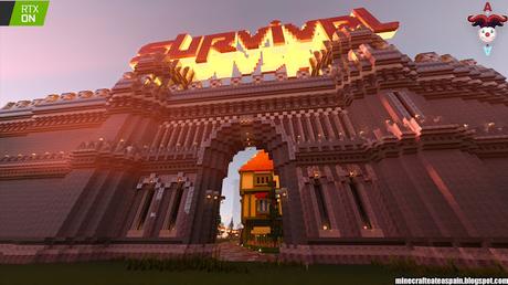 RTX: Lobby Survival del servidor oficial de Auronplay en Minecraft.