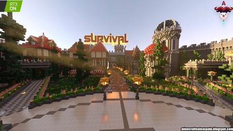 RTX: Lobby Survival del servidor oficial de Auronplay en Minecraft.
