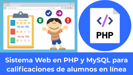 Sistema Web en PHP y MySQL para calificaciones de alumnos en línea
