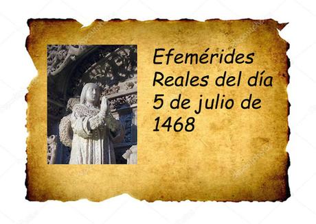 EFEMÉRIDES REALES del día 5 de julio