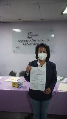 MARGARITA SALDAÑA RECIBE CONSTANCIA DE MAYORÍA COMO ALCALDESA ELECTA DE AZCAPOTZALCO