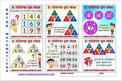 RETOS MATEMÁTICOS - DESCUBRE EL NÚMERO Acertijos, Acertijos numéricos, Desafío matemático, Retos matemáticos, Problemas matemáticos, Problemas de matemática, El número que falta, Descubre el número, El número oculto, Acertijos con Solución,