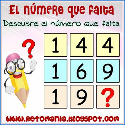 RETOS MATEMÁTICOS - DESCUBRE EL NÚMERO Acertijos, Acertijos numéricos, Desafío matemático, Retos matemáticos, Problemas matemáticos, Problemas de matemática, El número que falta, Descubre el número, El número oculto, Acertijos con Solución,