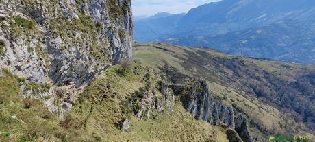 Senda les Llampes en el Monsacro