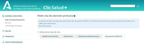 Andalucía | Cómo pedir cita para la vacuna contra el Covid19