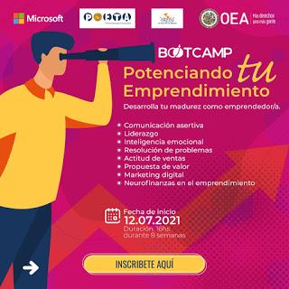 Te invitamos a participar en el Bootcamp de emprendimiento POETA 2021