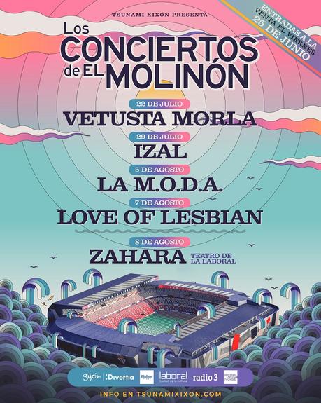 Los conciertos de El Molinón: ciclo en Gijón