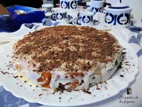 PASTEL DE MANZANA CON GLASEADO DE MELOCOTÓN pastel de manzana