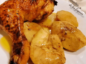 Pollo asado miel manzana