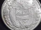 Moneda medio Balboa acuñada 1953