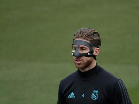 Sergio Ramos enmascarado 
