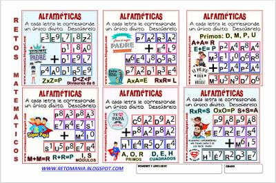 ALFAMÉTICAS - PAPÁ ALFAMÉTICAS - PAPÁ