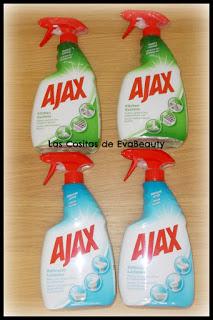 Limpiador spray cocina y baño Ajax en Notino #Ajax #limpiador #limpiezahogar #notino #cocina #kitchen #baño #bathroom