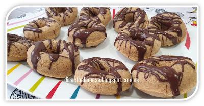 Donuts integrales al horno Donuts integrales al horno