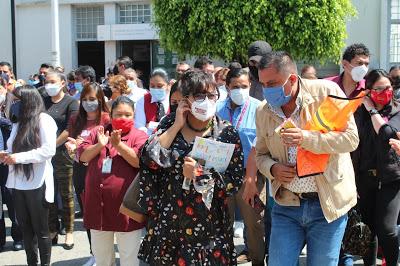 EN TEXCOCO MÁS DE DOS MIL PERSONAS DESALOJARON ESPACIOS PÚBLICOS EN SIMULACRO NACIONAL DE SISMO 2021