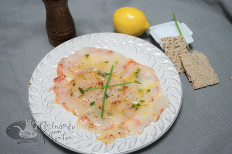 Carpaccio de gambas