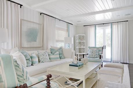 Livings en Estilo Rustico Marino