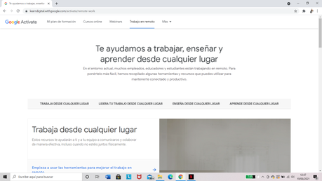GOOGLE: 5 MANERAS DE AYUDAR A TU NEGOCIO Google Actívate: Trabajo en remoto