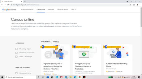 GOOGLE: 5 MANERAS DE AYUDAR A TU NEGOCIO Google Actívate: Cursos Online