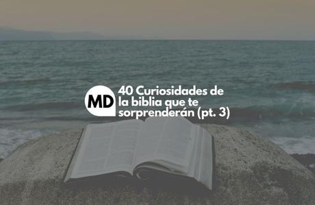 Curiosidades de la Biblia