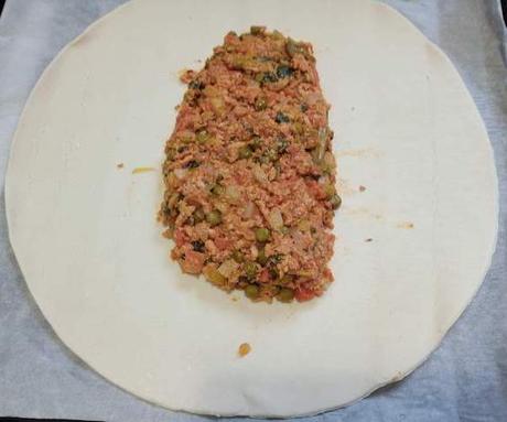 PASTEL DE VERDURAS Y PROTEÍNA DE GUISANTE