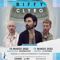 Conciertos en España de Biffy Clyro en 2022