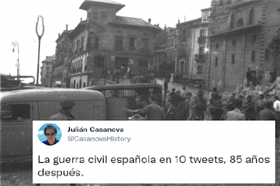 La Guerra Civil en diez tuits, 85 años después.